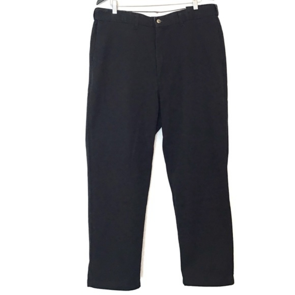 Wrangler W38  L30 Flat Front Black Khakis